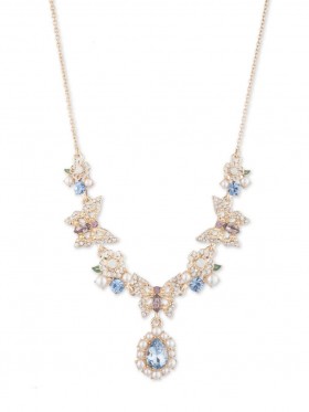 Women Marchesa Jewelry | Butterfly Necklace Gold