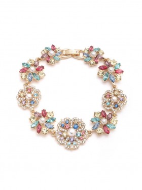 Women Marchesa Jewelry | Multi Fresh Floral Bracelet Multi