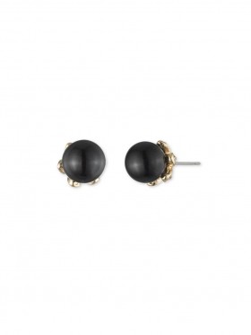 Women Marchesa Jewelry | Pearl Stud Black