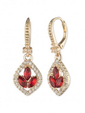 Women Marchesa Jewelry | Poised Mini Drop Earring Red