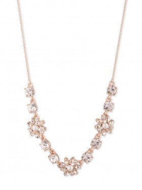 Women Marchesa Jewelry | Rose Sweet Stone Necklace Rose Gold