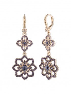 Women Marchesa Jewelry | Tanzanite Lace Double Drop Earring Tanzanite