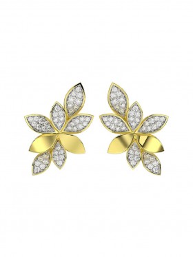 Women Marchesa Jewelry | Wild Flower Yellow Gold Earrings Yellow Gold