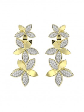 Women Marchesa Jewelry | Wild Flower Yellow Gold Earrings Yellow Gold