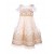 Kids Marchesa Gowns | Embroidered Organza Gown Gold