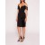 Women Marchesa Dresses | Flutter Mini Dress Black