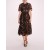 Women Marchesa Dresses | Monarch Midi Dress Black Multi