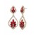 Women Marchesa Jewelry | Poised Large Drop Earring Red