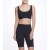 Women Marchesa Marchesa Active | Black Low Cut Mesh Sports Bra Black