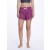 Women Marchesa Marchesa Active | Pink Purple Athletic Shorts With Criss Cross Detail Raspberry
