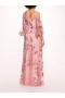  Marchesa Klänningar Dam | Garden Of Eden Gown Rosa Multifärgad