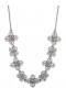  Dam Marchesa Smycken | Spets Blommig Halsband Svart Diamant