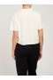  Dam Marchesa Marchesa Active | Dam Cropped Elfenbensvit T-shirt Elfenbensvit