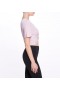  Dam Marchesa Toppar | Blush Rosa Beskuren T-shirt Med Twist Framtill Blush