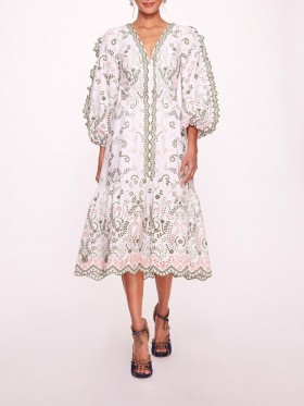  Klänningar från Marchesa för kvinnor | Tulip Mint Multi