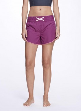  Dam Marchesa Marchesa Active | Rosa Lila Atletiska Shorts Med Korsade Detaljer Hallon