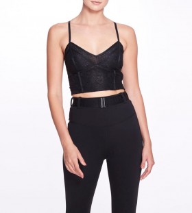  Dam Marchesa Toppar | Svart Spets Bralette Topp Svart